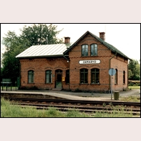 Ormaryd station den 28 juni 1987. Foto: Jöran Johansson. 