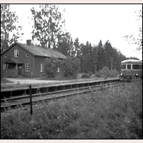 Van hållplats den 25 augusti 1969. Bild från Järnvägsmuseet. Foto: Staffan Mörling. 